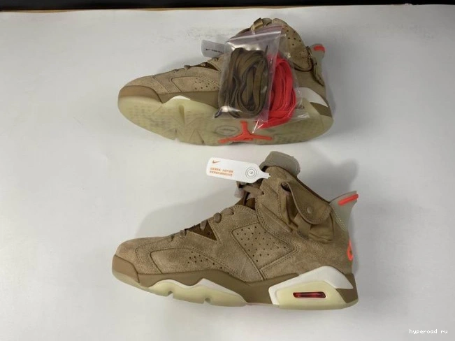 Air Jordan Retro Travis 6 DH0690-200 British Khaki Scott 1216